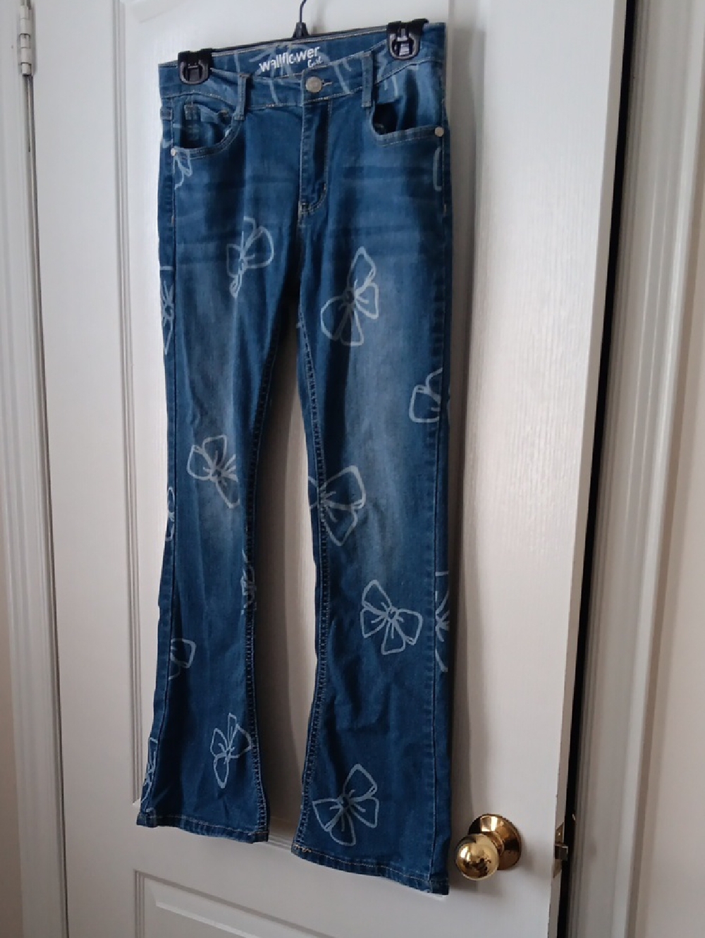 Wallflower Girls Dark Blue High-Rise Denim Jeans